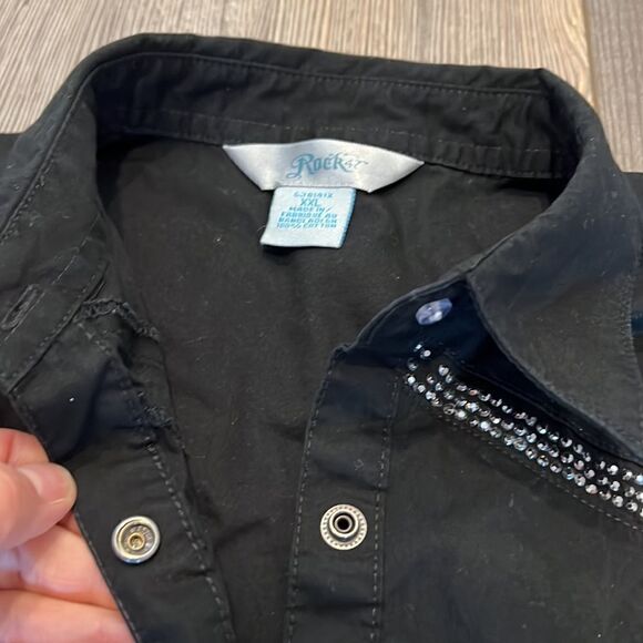 Rock 47 Western Girls Button Down Shirt - Picture 3 of 8